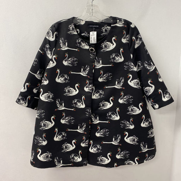 WOMEN'S BLAZER/JACKET black white M/S
