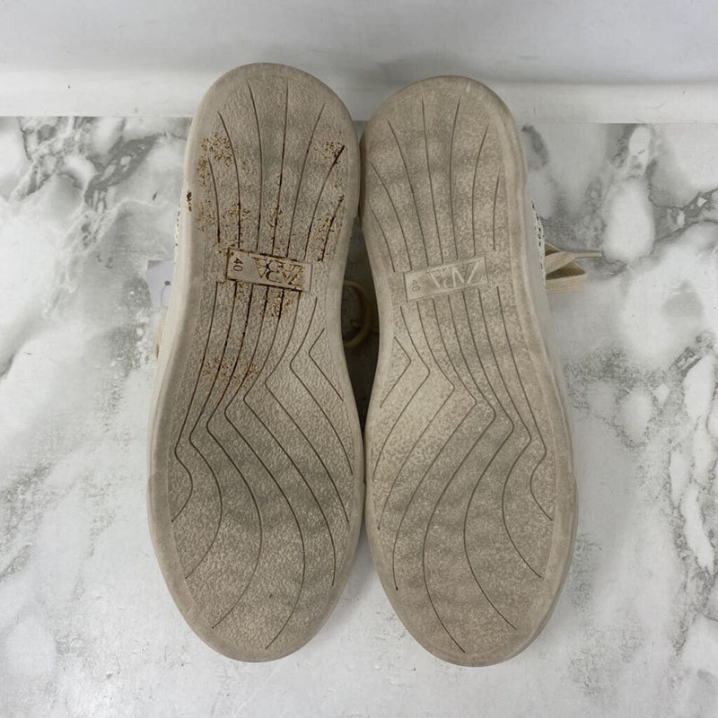 ZARA WOMEN'S SNEAKERS cream mix 40