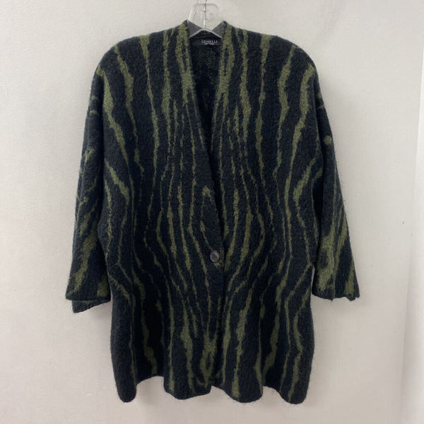 GEMELLI WOMEN'S SWEATER black green L