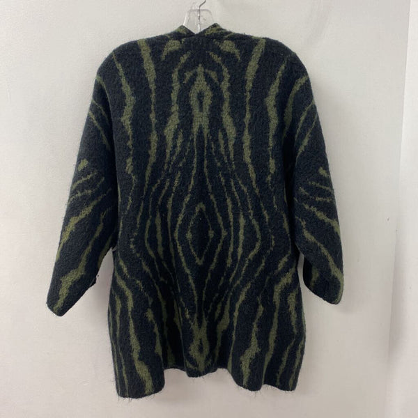 GEMELLI WOMEN'S SWEATER black green L