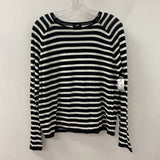 LINE WOMEN'S SWEATER black white XS