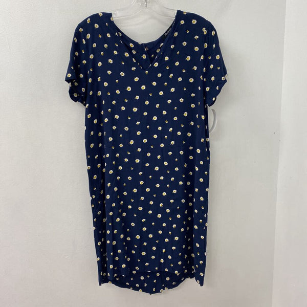MADEWELL WOMEN'S DRESS navy white mix M