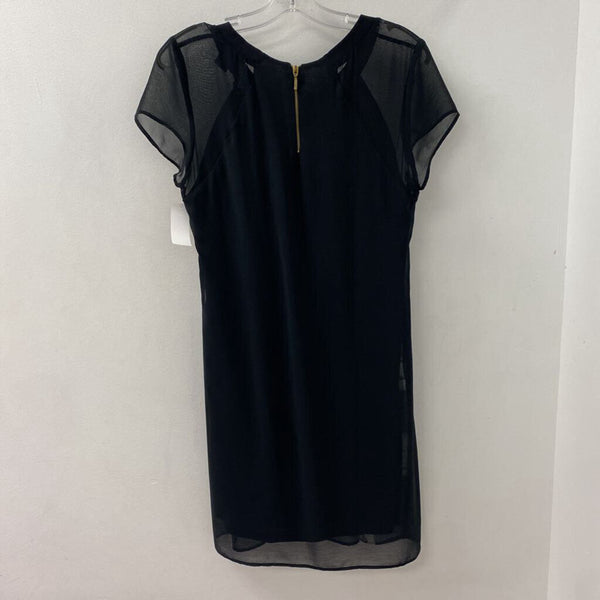 DESIGUAL WOMEN'S DRESS black white yellow mix L