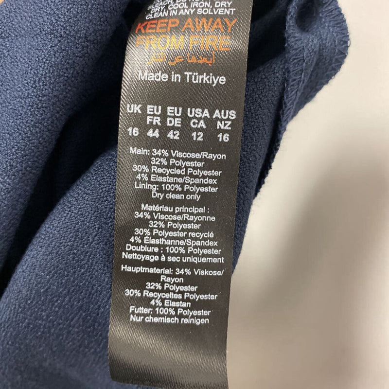 KAREN MILLEN WOMEN'S DRESS navy 12