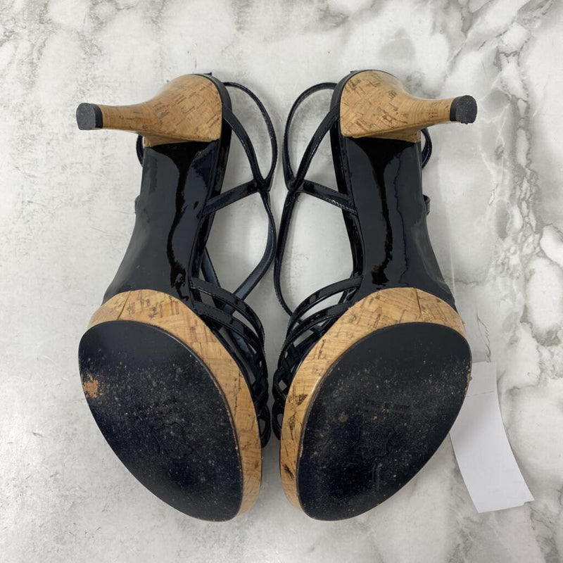 STUART WEITZMAN WOMEN'S SANDALS black tan mix 9