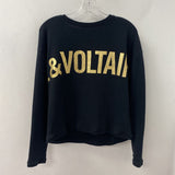 ZADIG & VOLTAIRE WOMEN'S SWEATER black gold S