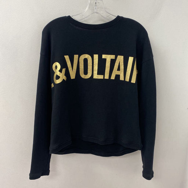 ZADIG & VOLTAIRE WOMEN'S SWEATER black gold S