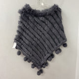 SANDOVA WOMEN'S PONCHO/CAPE grey O/S