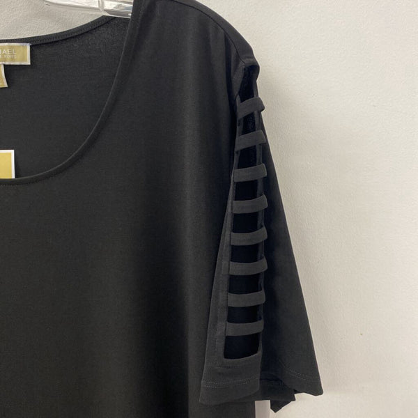MICHAEL/Michael Kors WOMEN'S PLUS TOP black 3X
