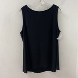 LAURA WOMEN'S PLUS TOP black 3X