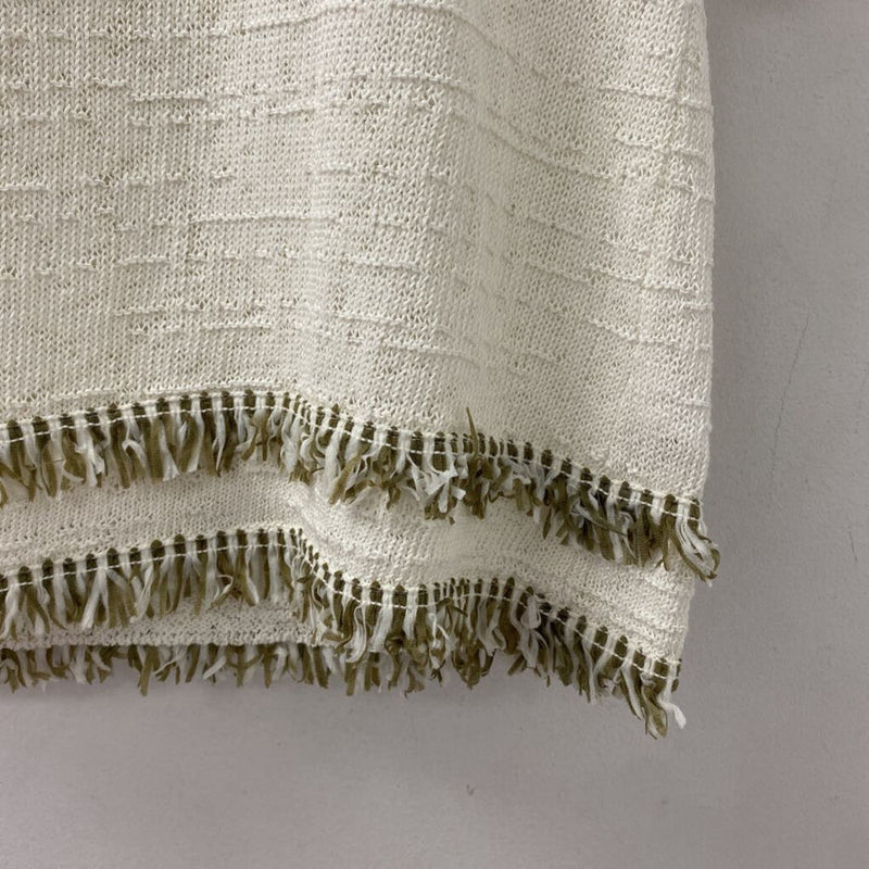 NIC+ZOE WOMEN'S TOP off white XS