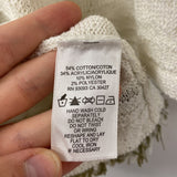NIC+ZOE WOMEN'S TOP off white XS