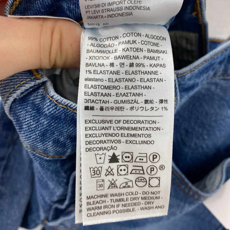 LEVI WOMEN'S JEANS blue XS/25