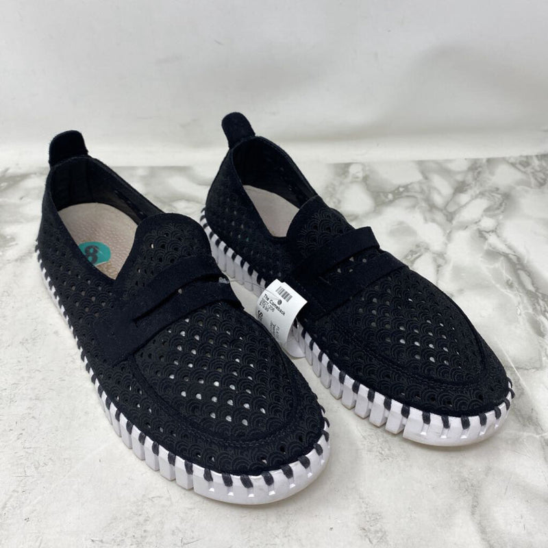 ilse jacobsen,hornbaek WOMEN'S FLATS black white 38