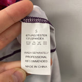 WOMEN'S ACTIVE DRESS purple pink white mix S