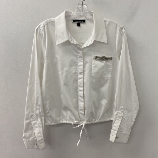 MELANIE LYNE WOMEN'S BLOUSE/SHIRT white 10