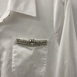 MELANIE LYNE WOMEN'S BLOUSE/SHIRT white 10