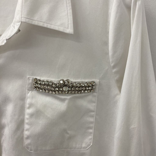 MELANIE LYNE WOMEN'S BLOUSE/SHIRT white 10