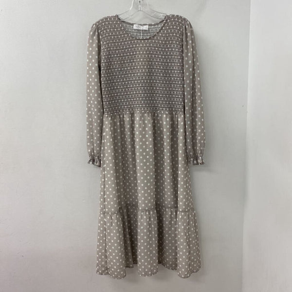 Mad About Style WOMEN'S DRESS grey white mix M