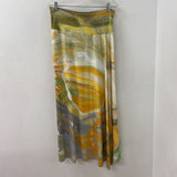 LUNDSTROM WOMEN'S SKIRT white yellow green multi 10-12