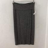 EILEEN FISHER WOMEN'S SKIRT grey heather S