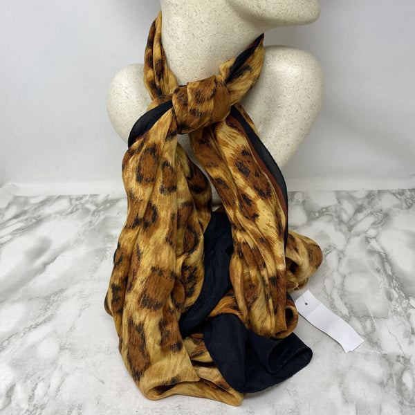 ANNE KLEIN WOMEN'S SCARF/SHAWL brown black tan mix