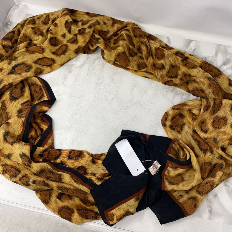 ANNE KLEIN WOMEN'S SCARF/SHAWL brown black tan mix