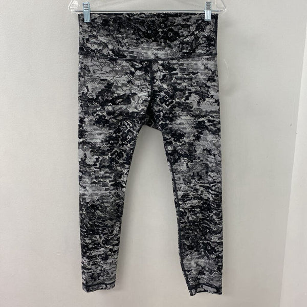 LULULEMON WOMEN'S ACTIVE BOTTOM white grey black 10