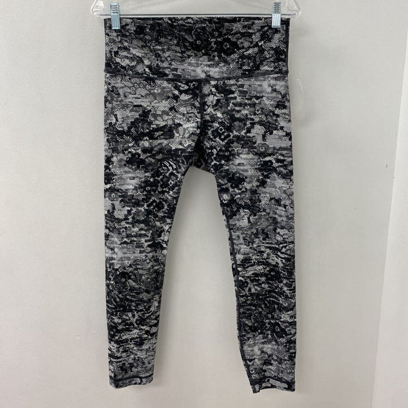 LULULEMON WOMEN'S ACTIVE BOTTOM white grey black 10