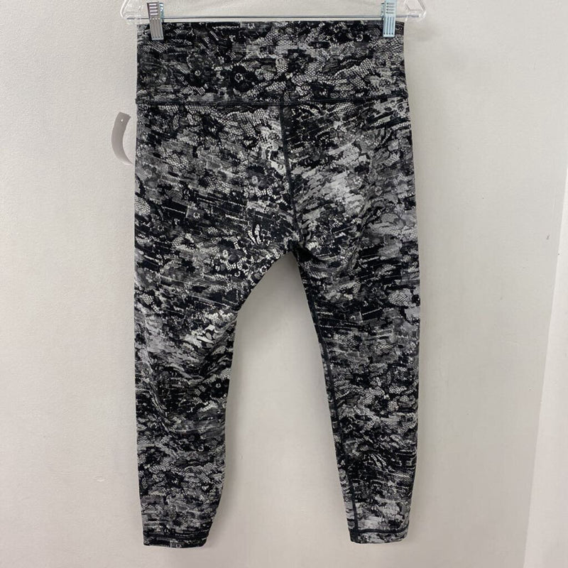 LULULEMON WOMEN'S ACTIVE BOTTOM white grey black 10