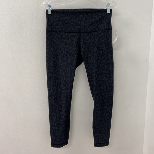 LULULEMON WOMEN'S ACTIVE BOTTOM black grey camo 10