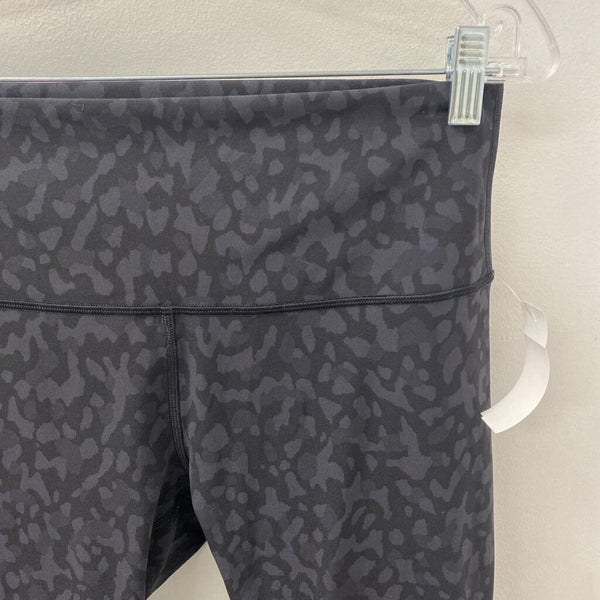 LULULEMON WOMEN'S ACTIVE BOTTOM black grey camo 10