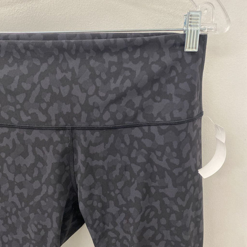 LULULEMON WOMEN'S ACTIVE BOTTOM black grey camo 10