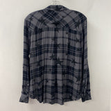 RAILS WOMEN'S BLOUSE/SHIRT grey black L