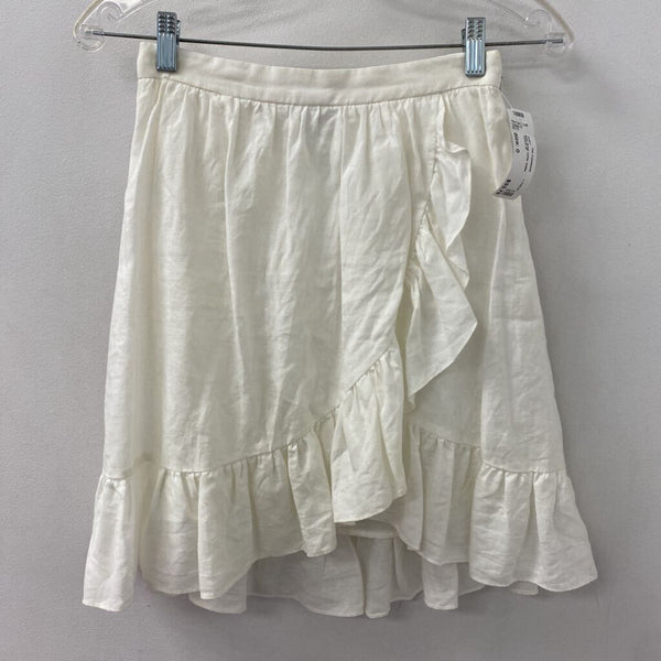 J CREW WOMEN'S SKIRT white 0