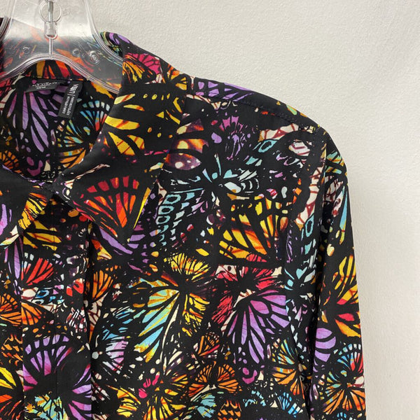 ICONE simons WOMEN'S BLOUSE/SHIRT black multi mix M
