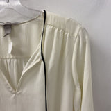 H&M WOMEN'S BLOUSE/SHIRT cream black mix M