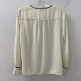 H&M WOMEN'S BLOUSE/SHIRT cream black mix M