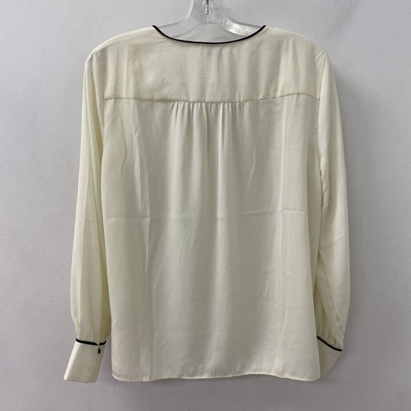 H&M WOMEN'S BLOUSE/SHIRT cream black mix M