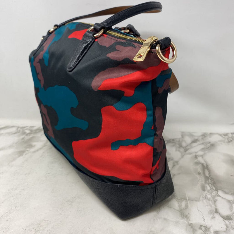 COACH WOMEN'S BAG red black brown mix
