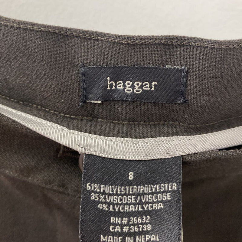 HAGGAR WOMEN'S PANTS black 8