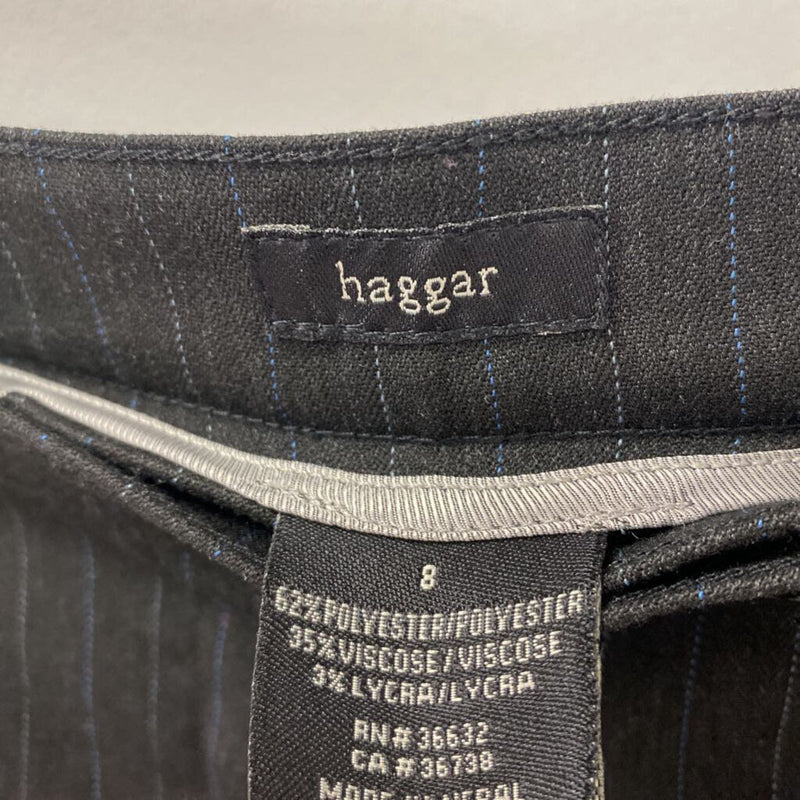 HAGGAR WOMEN'S PANTS black 8