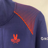 PSYCHO BUNNY WOMEN'S SWEATER navy pink mix L