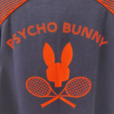 PSYCHO BUNNY WOMEN'S SWEATER navy pink mix L