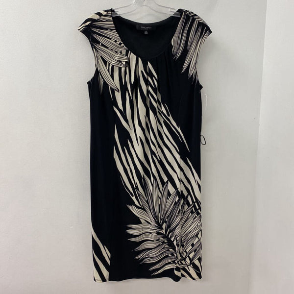 NINE WEST WOMEN'S DRESS black ivory 14