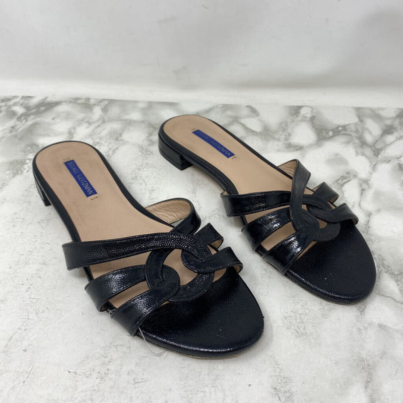 STUART WEITZMAN WOMEN'S SANDALS black 9