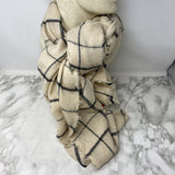 ZARA WOMEN'S SCARF/SHAWL beige black