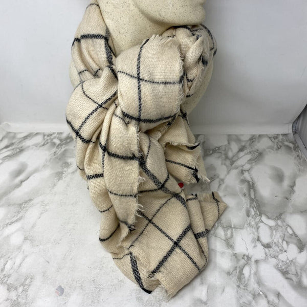 ZARA WOMEN'S SCARF/SHAWL beige black