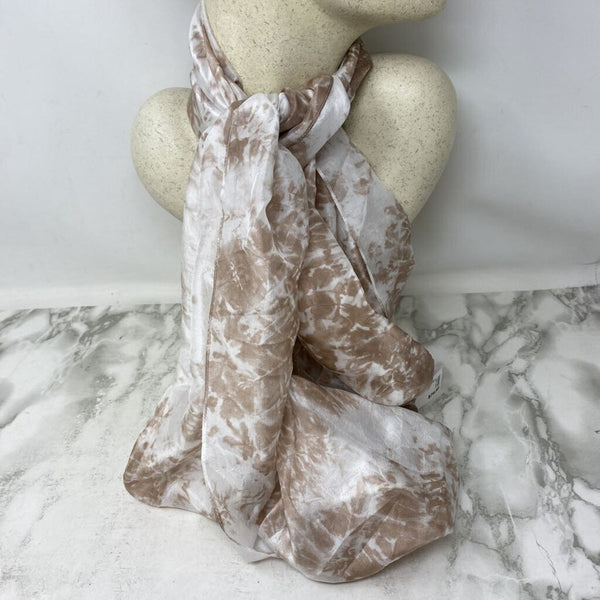 EILEEN FISHER WOMEN'S SCARF/SHAWL beige white