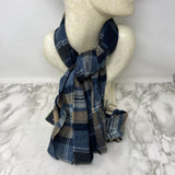 FRAAS WOMEN'S SCARF/SHAWL navy beige